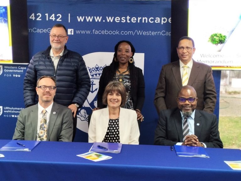 Agreement with SU School for Climate Studies Strengthens Western Cape Climate Change Resilience