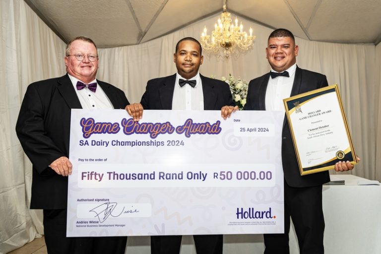 Clement October Wins Inaugural Game Changer Award at SA Dairy Awards