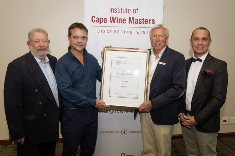 Cape Wine Masters Honour Leaders in Wine Research and Industry Development